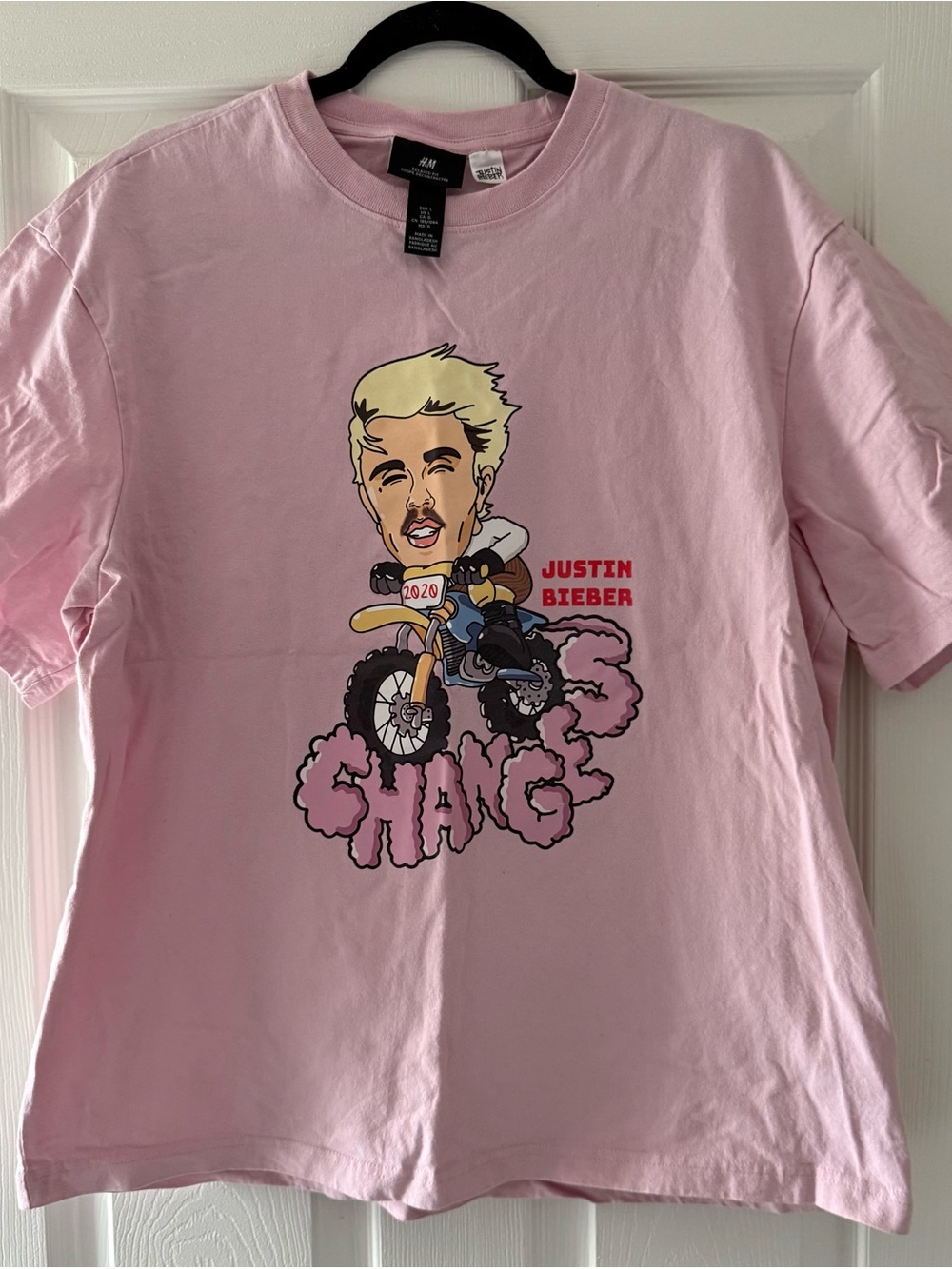 Justin Bieber “Changes” 2020 Graphic Tee – Size Large